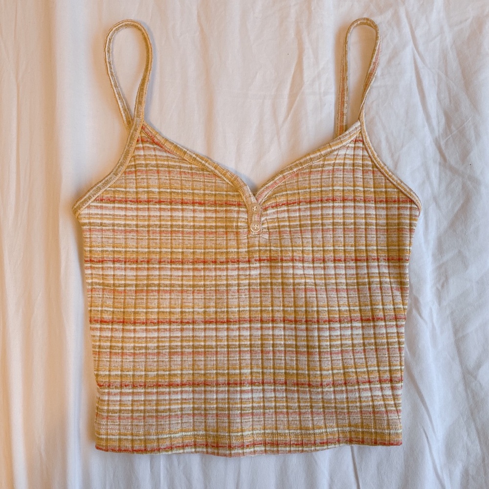 striped cropped forever 21 tank